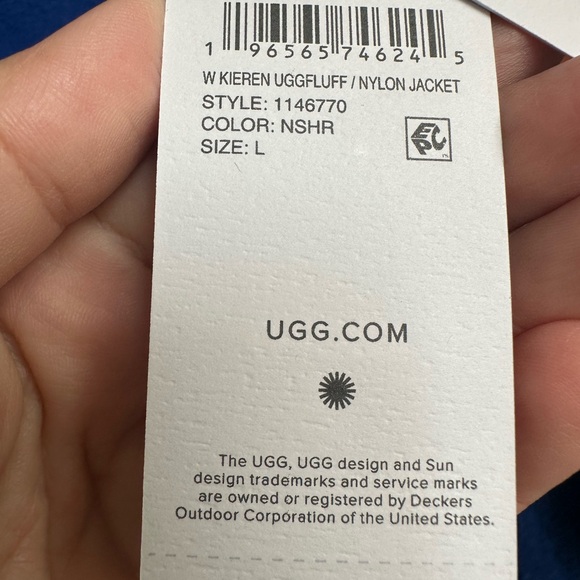 NWT UGG Color Block JACKET - Picture 7 of 7